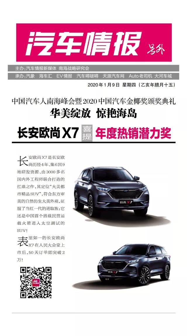 「号外」2020中国汽车金椰奖精彩绽放,15项大奖惊艳海岛